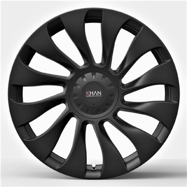 Khan SF Turbin II 9 5 X19 5 114 3 ET41 Semi Forged Mat Black 900 Kg Tesla Model Y OE Fitment